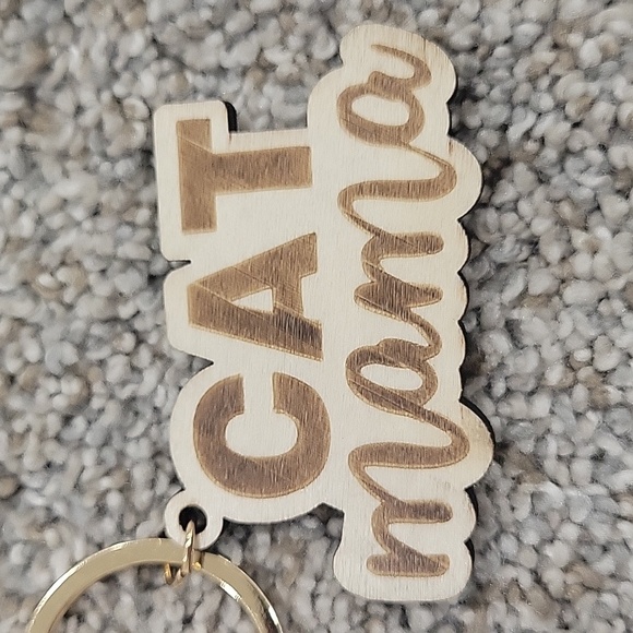 Cat Mama Keychain - Picture 2 of 4